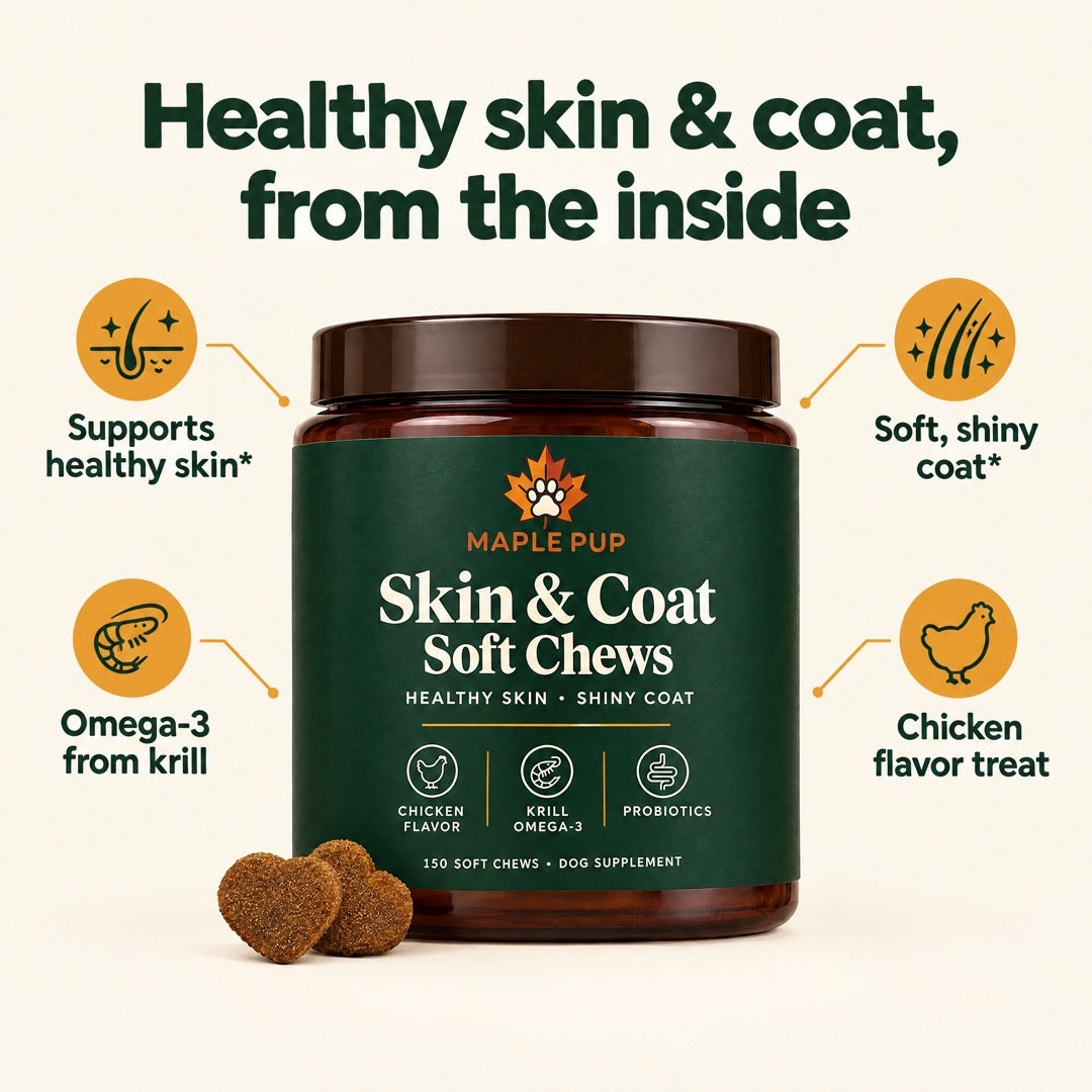 Healthy skin and coat benefits